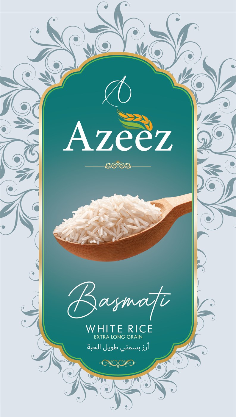 Azeez 1121 Basmati White Rice 5kg pack
